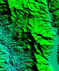 Topografía Aster Gdem para PLS-CADD
