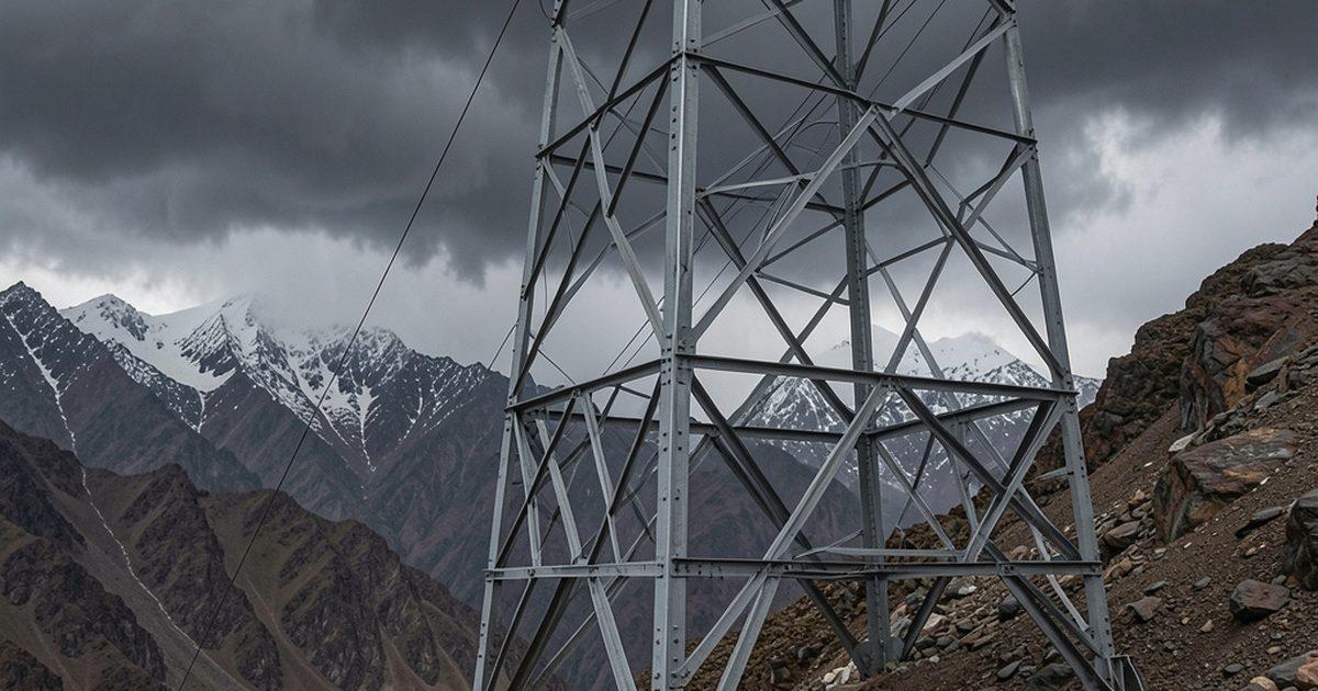 Torre de celosía de transmisión en zona sísmica andina chilena para análisis estructural con SAP2000